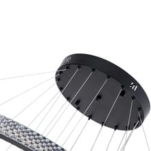 Zedon Iron & Acrylic LED 6 Light Pendant